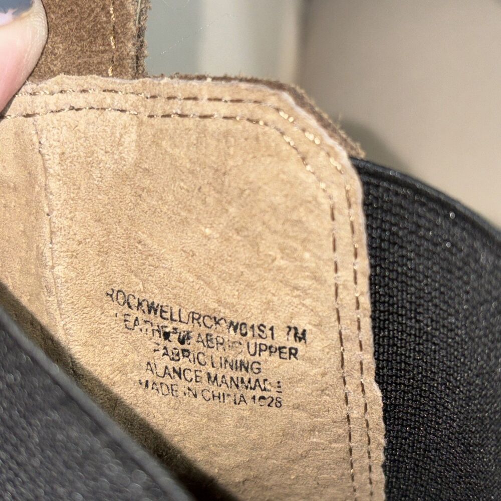 Steve Madden Rockwell Chelsea Boots Womens 7M Tan Suede Leather Pull On - Picture 6 of 9